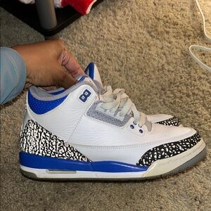 Jordan 3 Racer Blue GS 7Y (or Women’s 8.5). Box included!